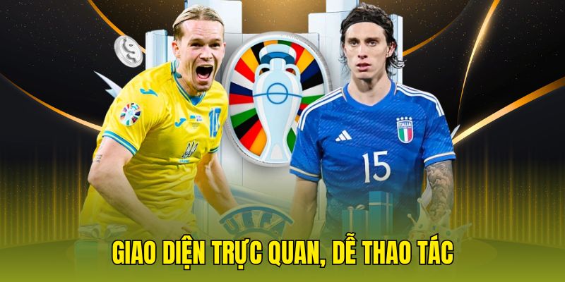 Giao diện trực quan, dễ thao tác